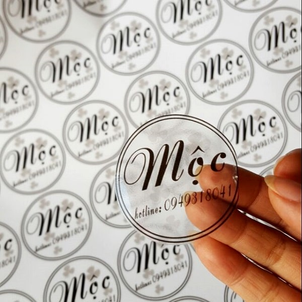 (COMBO) In Decal Nhựa Chống Nước