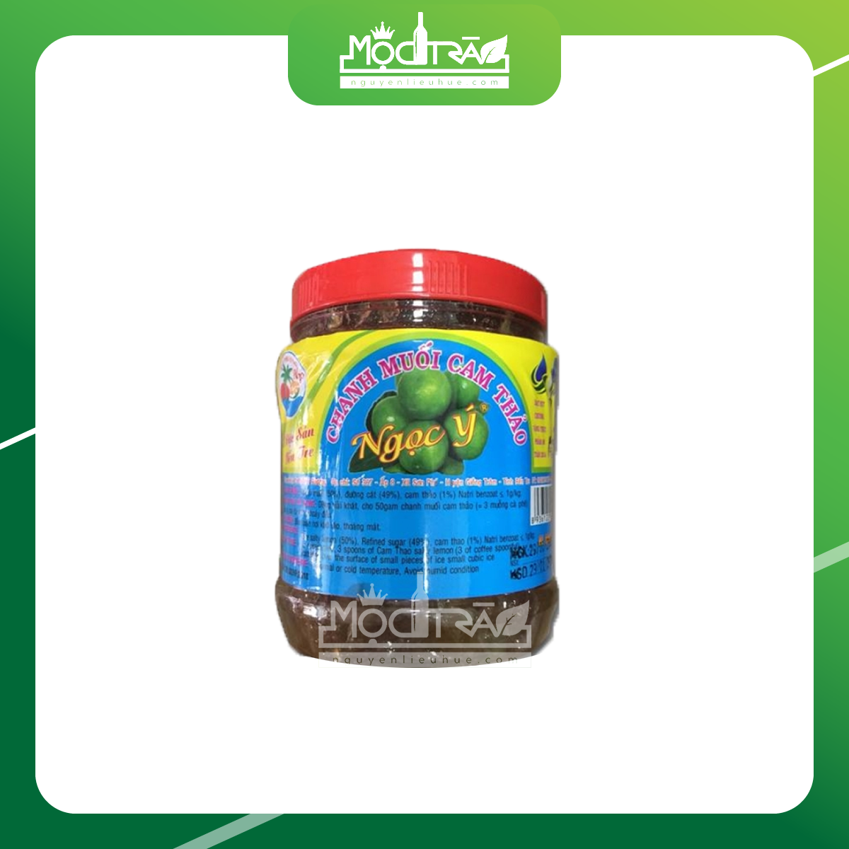 Chanh Muối Cam Thảo Ngọc Ý ( Hủ 900g)