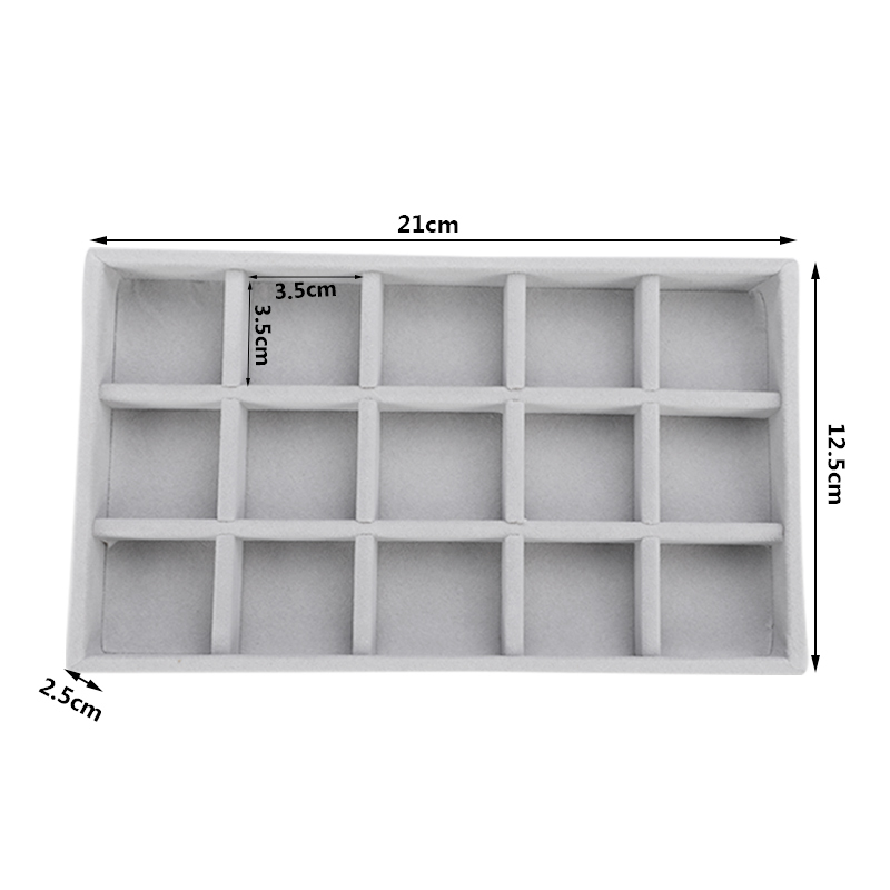 Jewelry Storage Box Ring Earring Bracelet Display Drawer Organizer