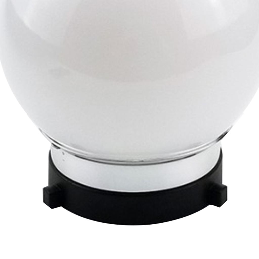 BNAUDIO 6" Spherical Diffuser Soft Ball for Bowens Mount Studio Light Strobe