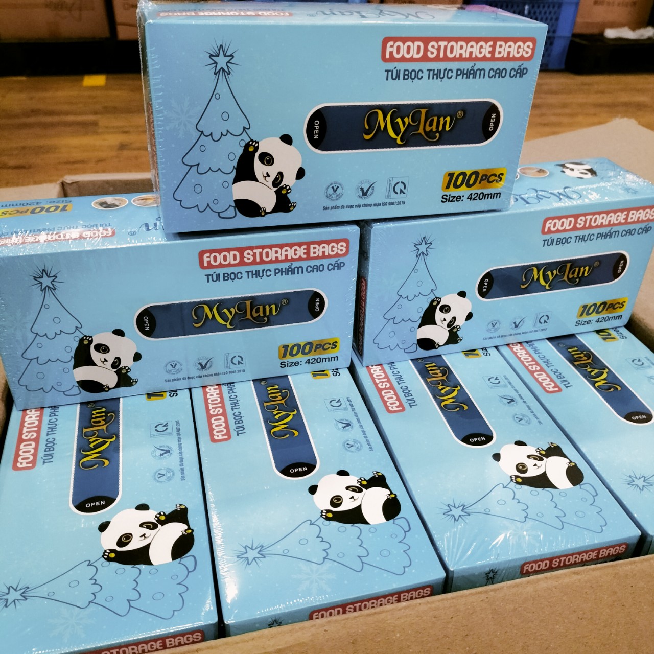 Hộp 100 màn bọc thực phẩm Mylan