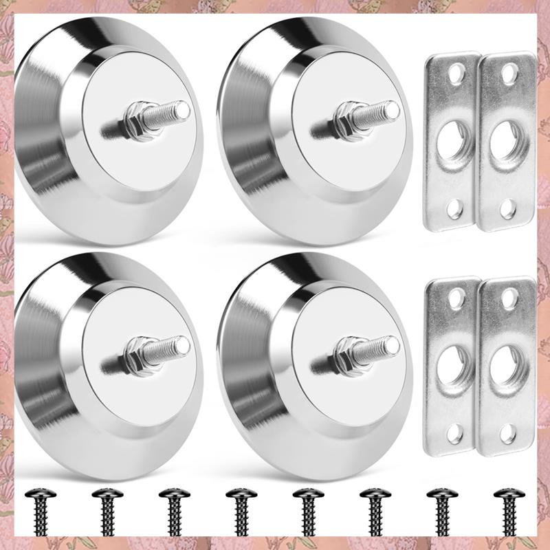 4 PCS Billiard/Pool Table Leg Levelers 5 Inch Metal Game Table Leg