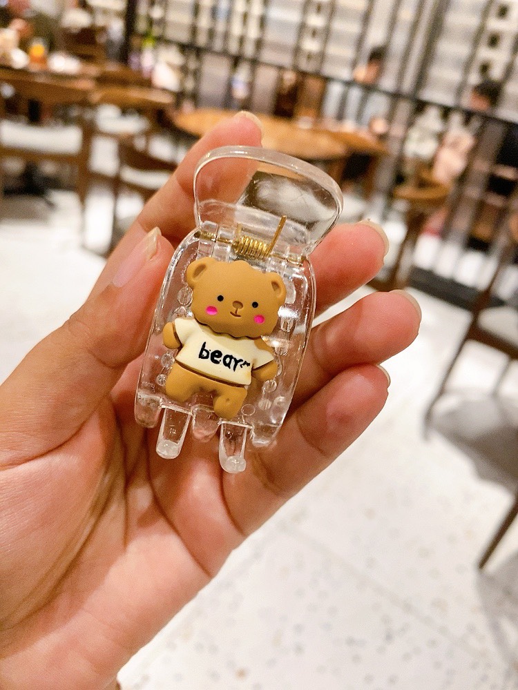 Kẹp càng cua hình gấu cute