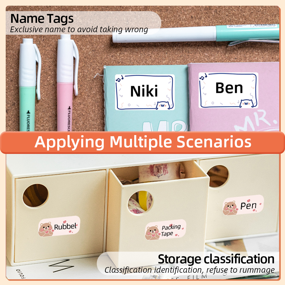 Phomemo Labels for M110 M220 Label Printer Waterproof Identification ...