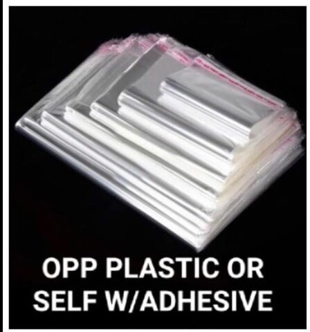 50/100 pcs OPP Clear Plastic with Self Adhesive with Airhole | Lazada PH