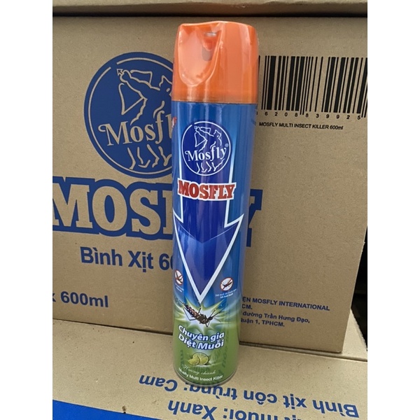 Bình xịt muỗi Mosfly Hương chanh - 600ml