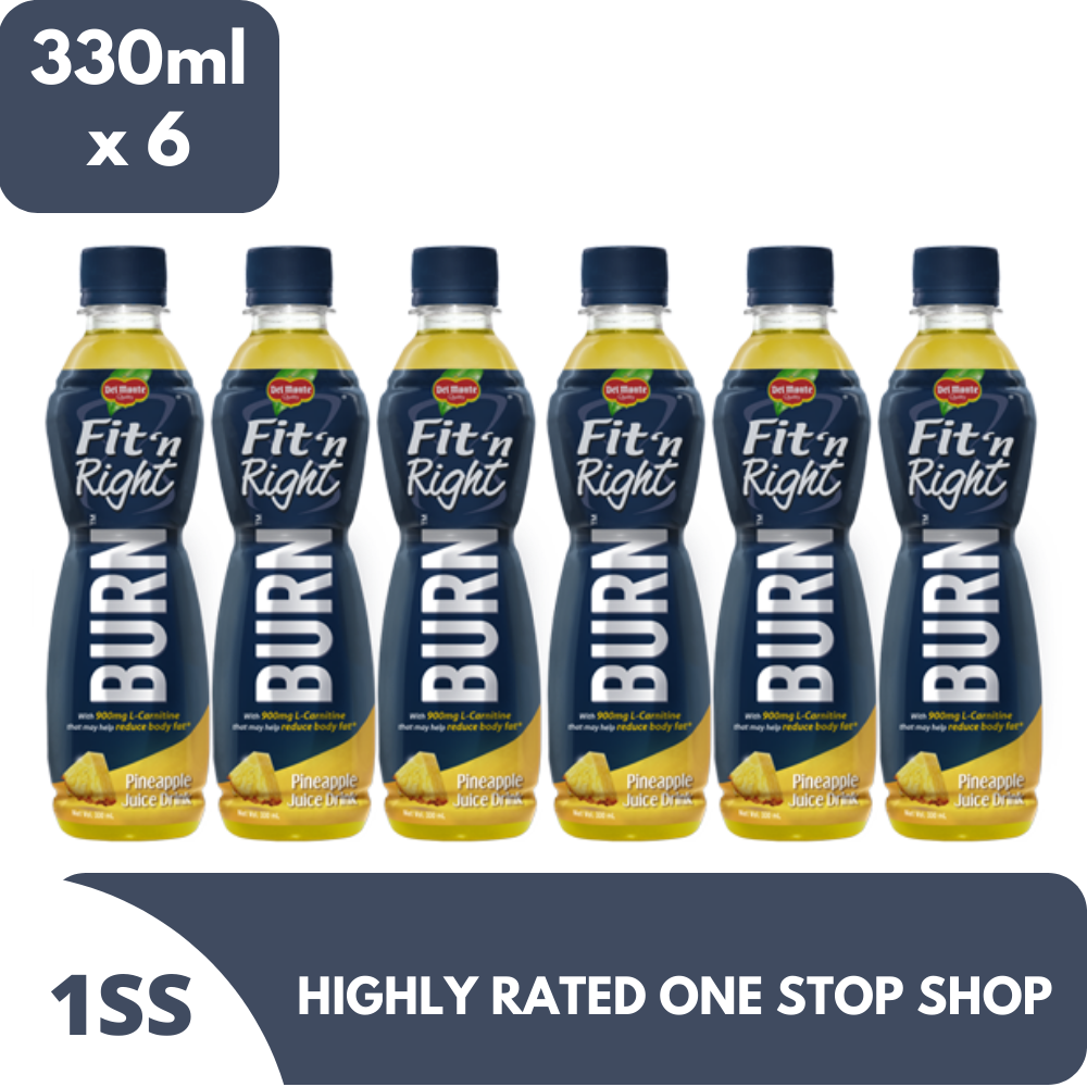 Del Monte Fit N' Right, Pineapple 330ml x 6 | Lazada PH
