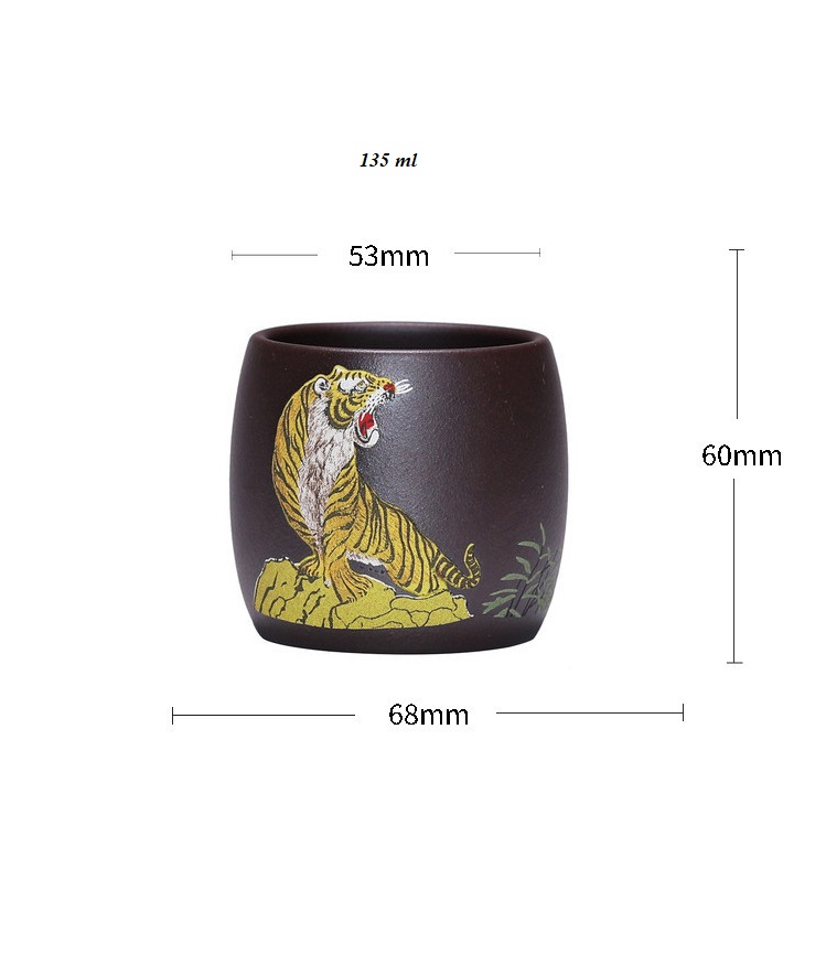 Chén Tử Sa Nghi Hưng 135 ml (Tử Nê)