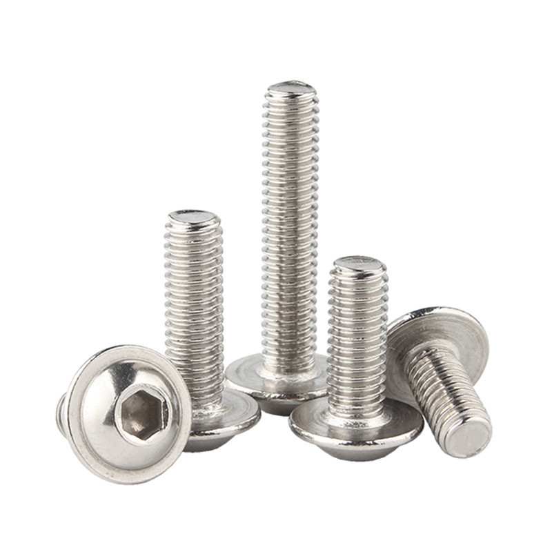 5/10/50pcs M3 M4 M5 M6 stainless steel hex socket button head screws with loop bolts