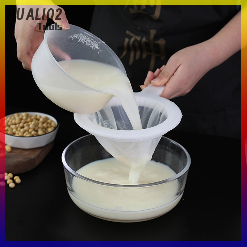 Set 6 Filtri In Nylon Per Alimenti | Maglie 80/100/120/200/300/400 Mesh | Per Latte, Succhi, Caffè, Vino - Con Manico, Facili Da Pulire - Foto 6