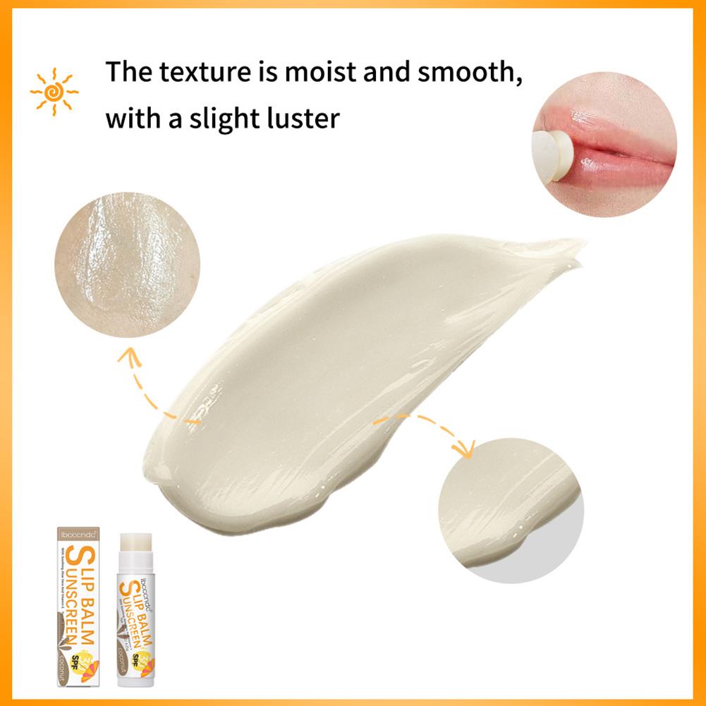 Sunscreen Lip Balm SPF 30 UVA Protection Lips Moisturizer Watermelon Coconut Banana Flavor Colorless Lipstick Sun Care. 