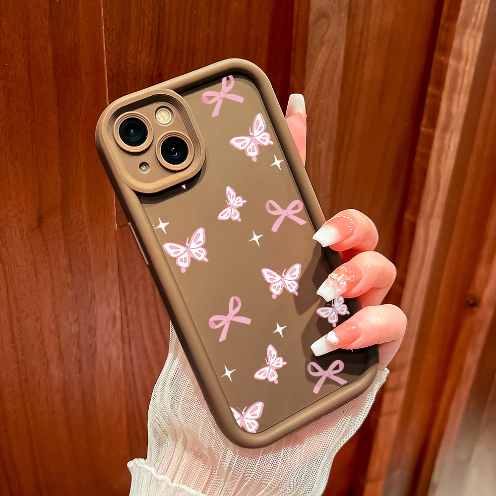 Hontinga for Redmi 13 13C 12 12C 10 9A 10C 9C 10A 9T K20 K30 K40 Pro K50 Ultra Xiaomi Poco F4 F3 Mi 9T Back Cover Butterfly Pattern Case Ladder Soft Rubber Mobile Phone Cover.