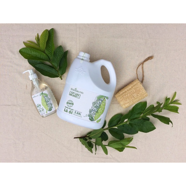 Nước Rửa Bát Lá Ổi  (Tôi Là Thảo Mộc) - Chai 3.68L