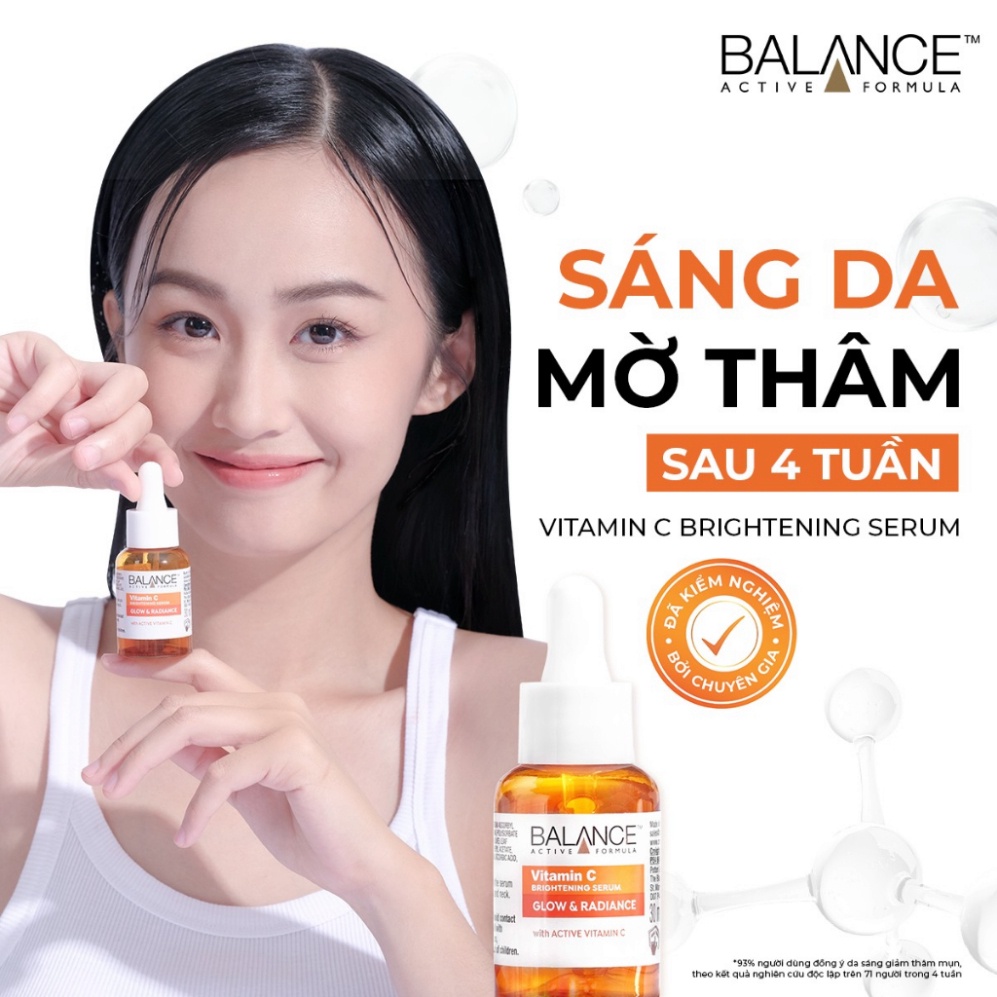 Serum Sáng Da, Mờ Thâm Balance Active Formula Vitamin C Brightening 30ml
