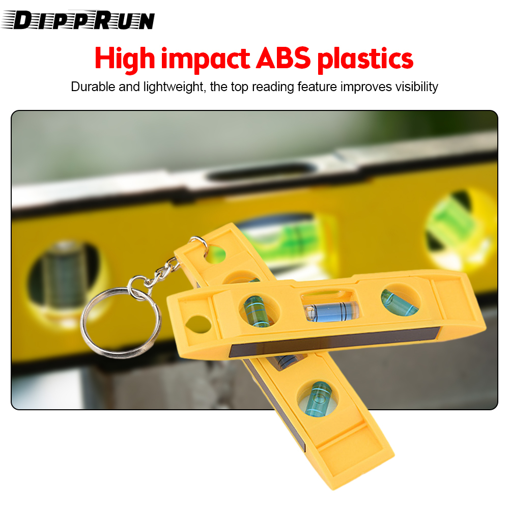 Dipprun m-agnetic thước thủy tinh Thần Cấp 3 ống bọt nước Ngư Lôi cấp độ từ tính Bong Bóng Công cụ đo