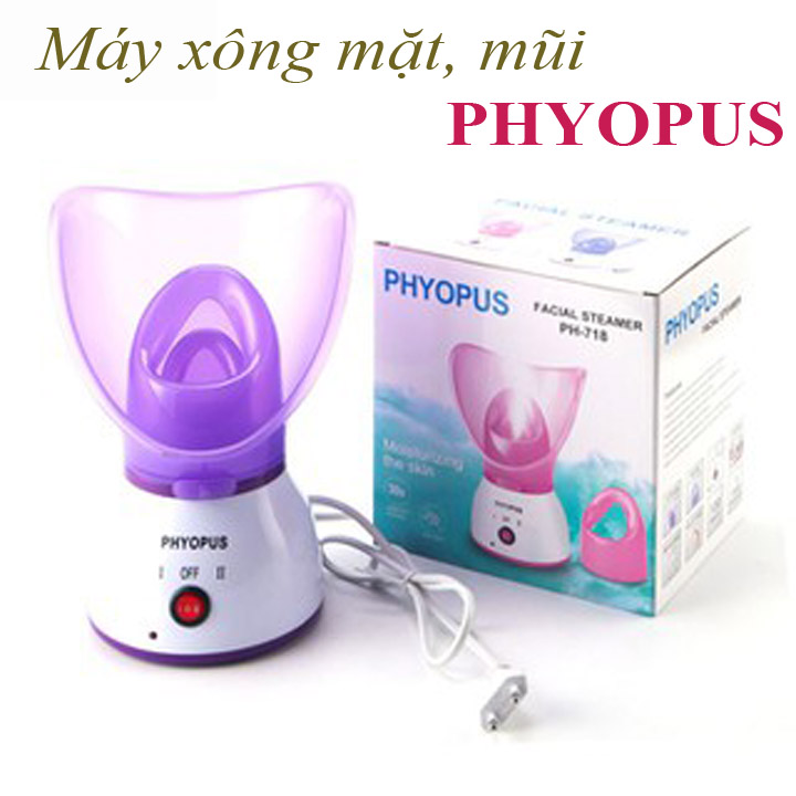 Máy xông hơi mặt, mũi hơi nước phyopus ph -718