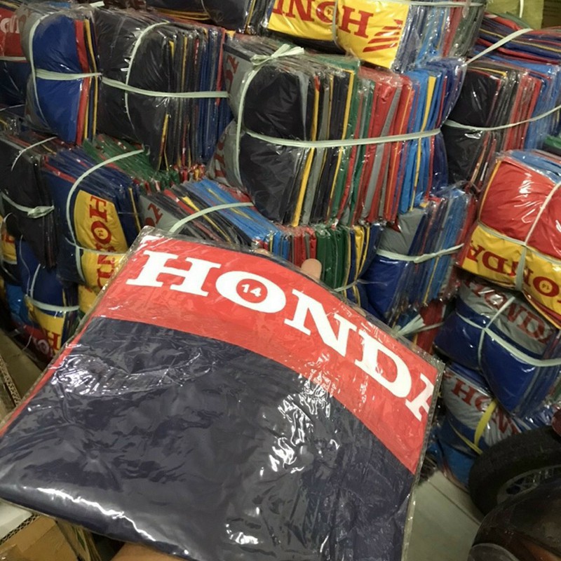ÁO MƯA GIÁ RẺ CAO CẤP HONDA 1 ĐẦU - NHIỀU MÀU