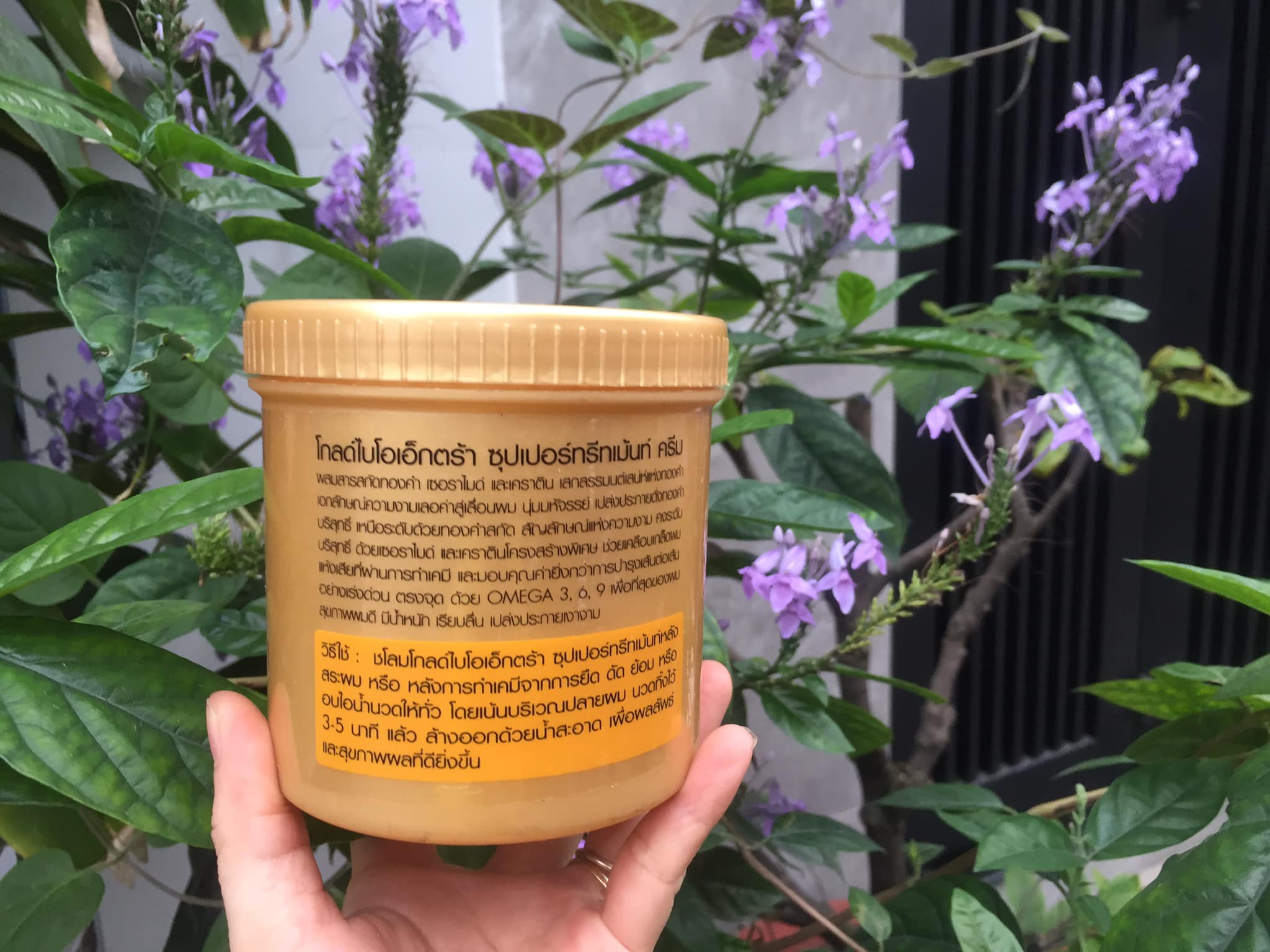 KEM HẤP Ủ TÓC CAO CẤP BIO GOLD EXTRA SUPER CREAM THÁI LAN 500 ml