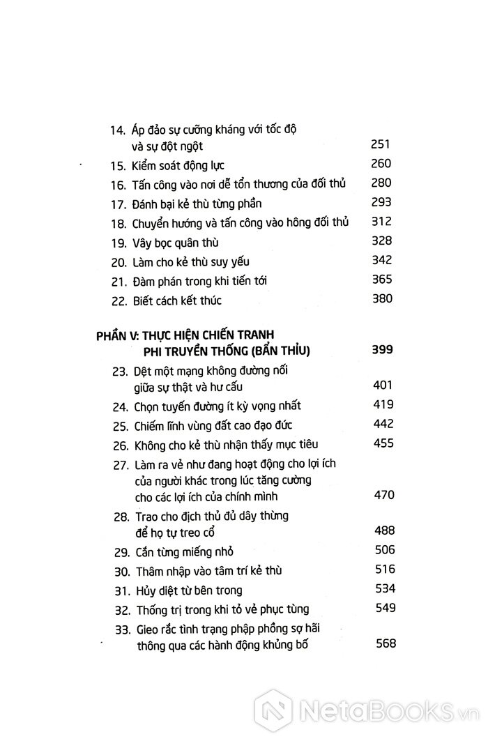 Sách 33 chiến lược của chiến tranh (Robert Greene)