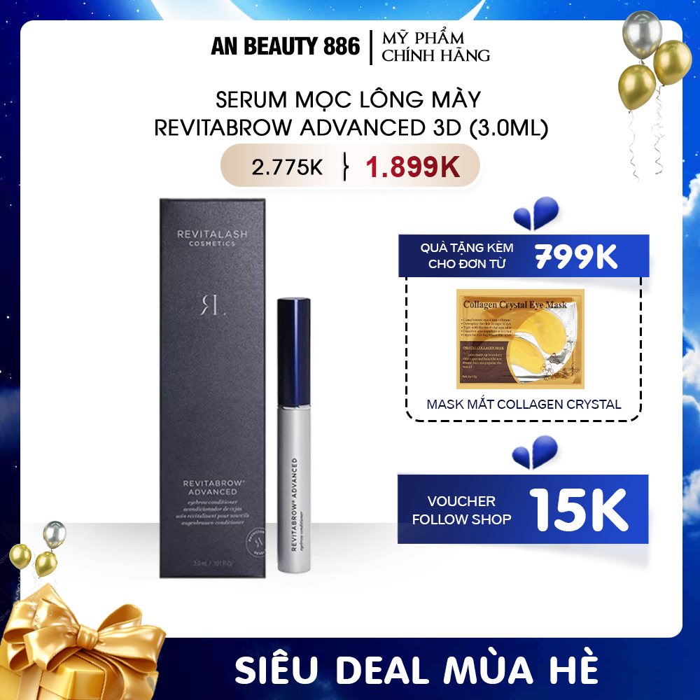 Serum dưỡng lông mày Revitabrow Advanced 3D (3.0ml)