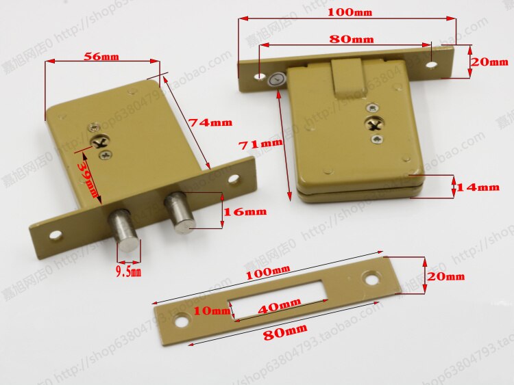 Deadbolt Invisible Locks Prevent Lock Picking Double Bar Invisible