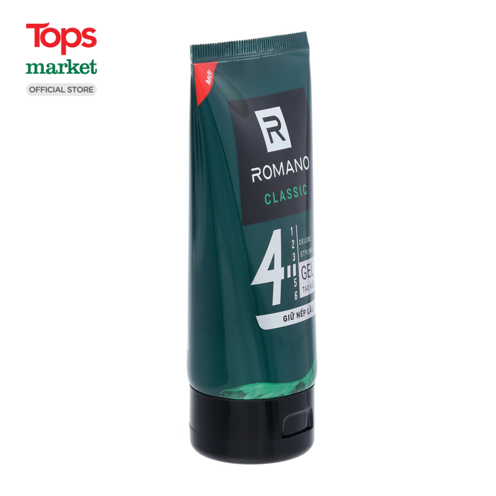 Gel Vuốt Tóc Romano Classic Giữ Nếp Lâu Mềm Tóc 150G
