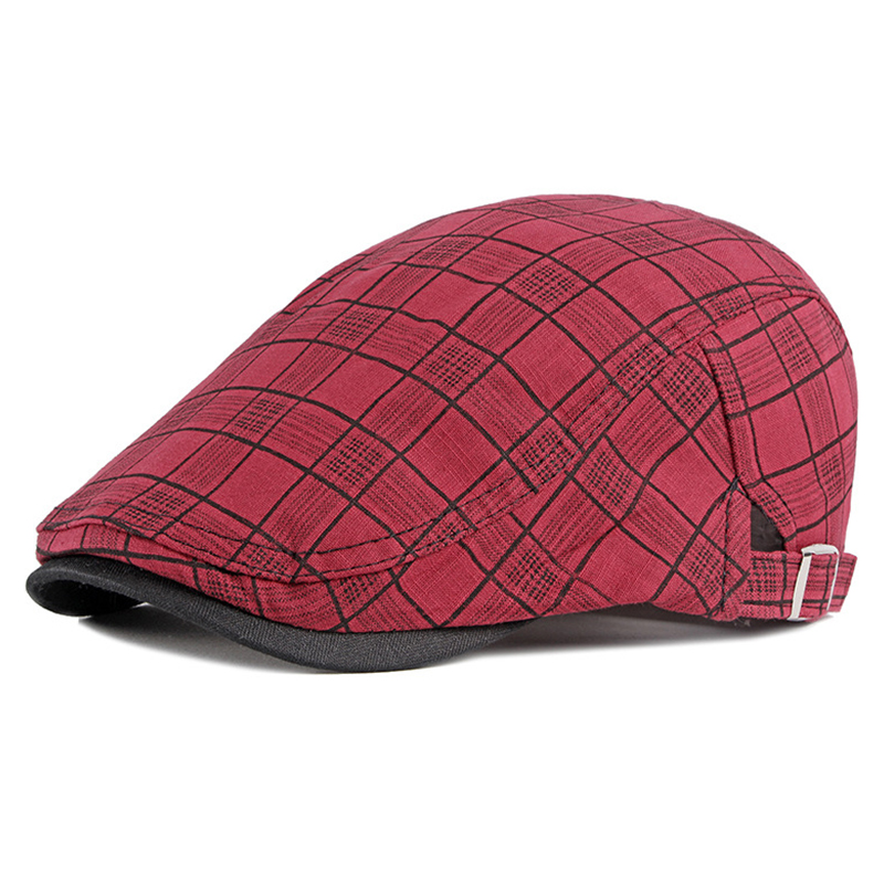 Stripe%20Lattice%20Beret%20Hat%20Women%20Men%20Plaid%20Visors%20Duckbill%20Herringbone%20Flat%20Cap%20-%20Image%206