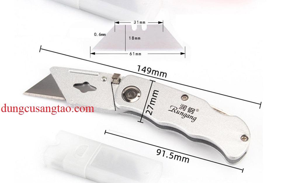 Dao rọc mica / Foam / rọc giấy / Dao cắt da (kiểu 6-Hợp kim kẽm)
