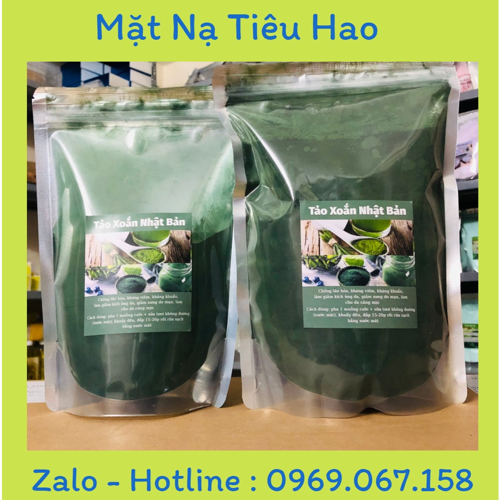 Mặt nạ tảo xoắn nhật bản 1000g handmade - Bột nạ tỏa xoắn