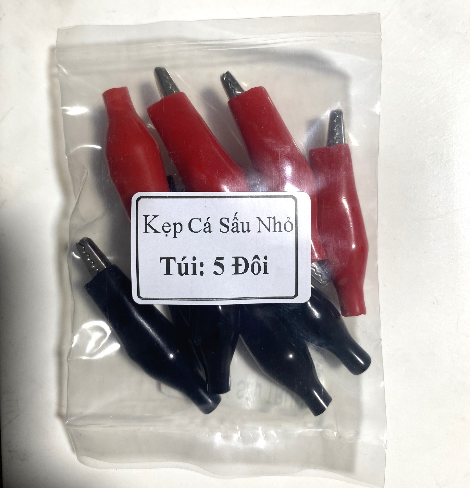 Combo 5 đôi Kẹp cá sấu - Linh kiện Điện tử Quỳnh Diễn