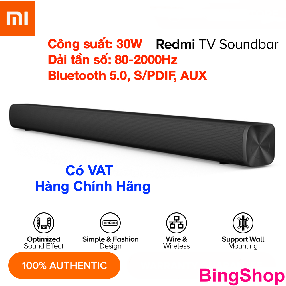 Hot deals - loa thanh bluetooth 5.0 xiaomi redmi tv soundbar 30w- nhập khẩu chính hãng - full box