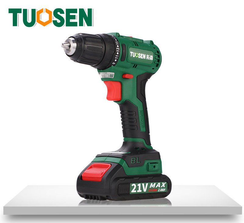 Máy Khoan Pin TUOSEN 21V, 2 PIN 10 CELL