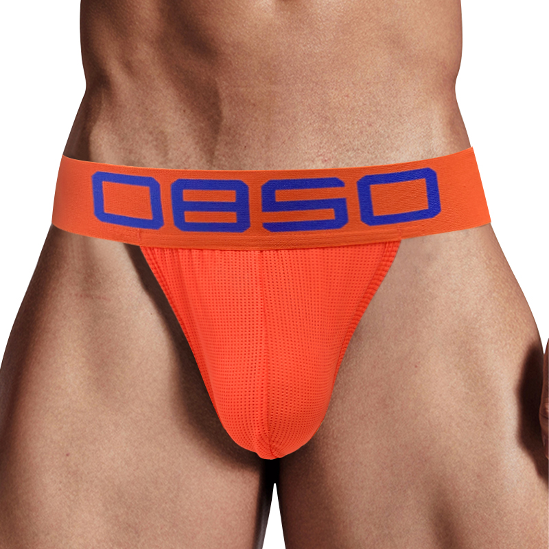 Men Sexy Briefs Jockstraps Fashion Underwear Sexy Male Backless G String Jock Straps Mesh Double Layer Crotch Underpants for Men BS832