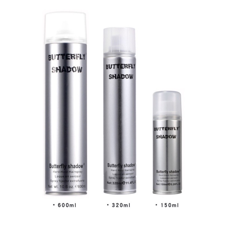 Gôm xịt tóc Butterfly Shadow gôm bạc 320ml 600ml