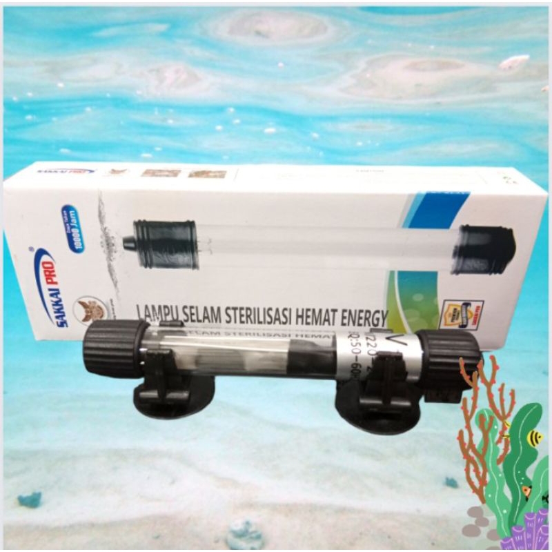 SAKKAI PRO UV 5WATT LAMPU UV ULTRAVIOLET ANTI LUMUT BAKTERI STERILISASI