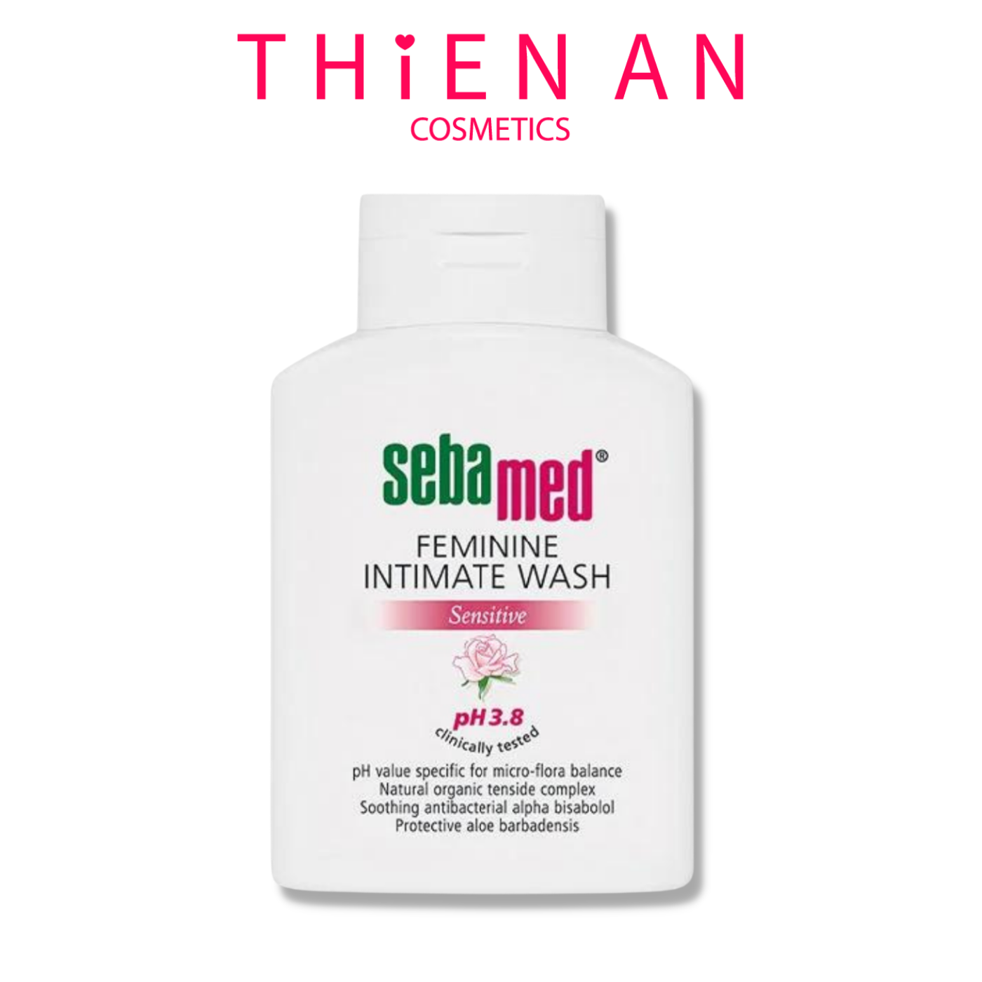Sebamed dung dịch vệ sinh phụ nữ và cân bằng vùng kín feminine intimate wash ph3.8 50ml