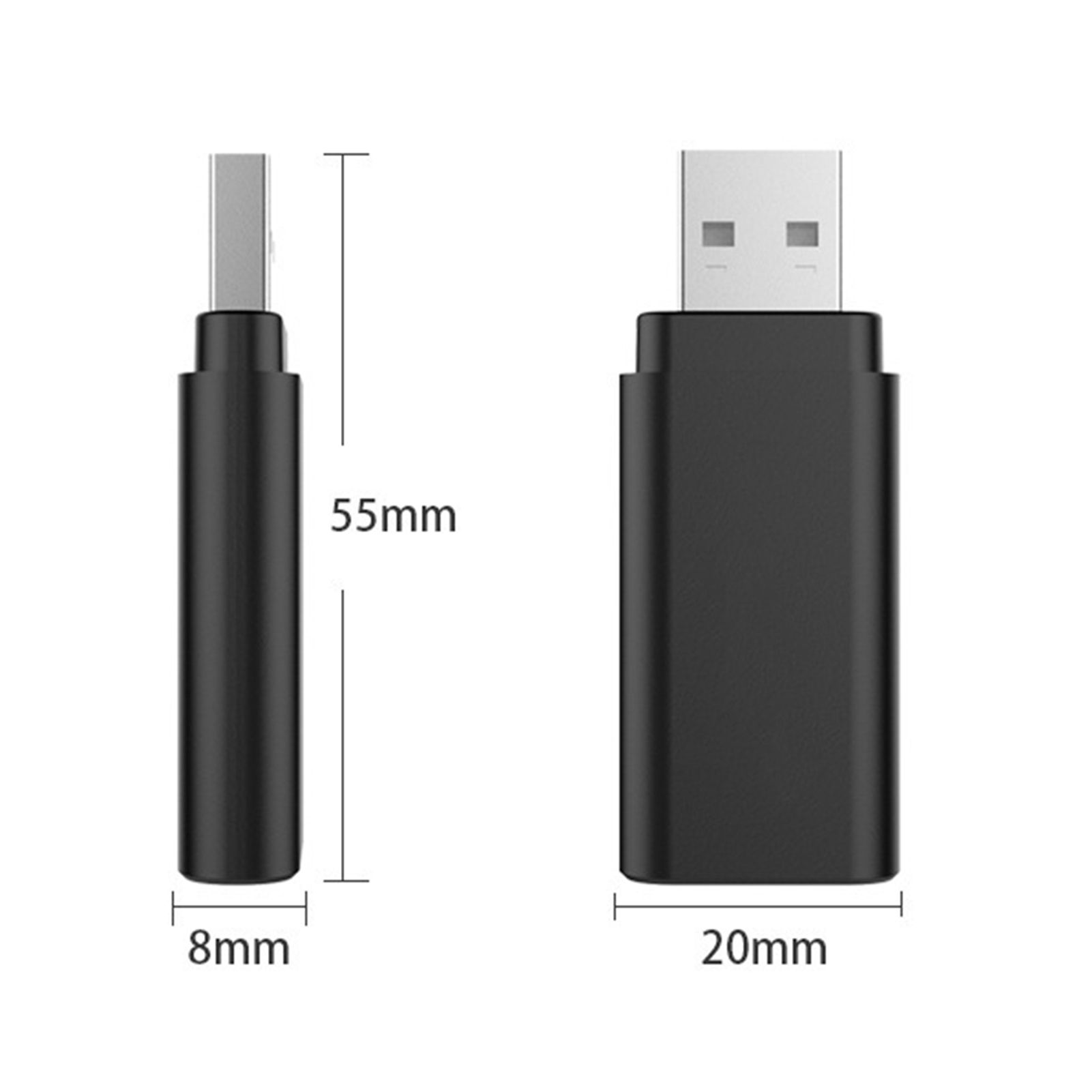Bluetooth-compatible 5.0 Audio Adapter Plug-and-play Bluetooth-compatible Adapter Wireless Audio Adapter Bluetooth 5.0 Transmitter Receiver for Car Stereo Tv Headphones More Low Latency Plug