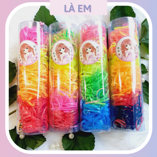 Dây thun cột tóc,Thun cột tóc,màu kẹo ngọt cho bé yêu (ảnh shop tự chụp)