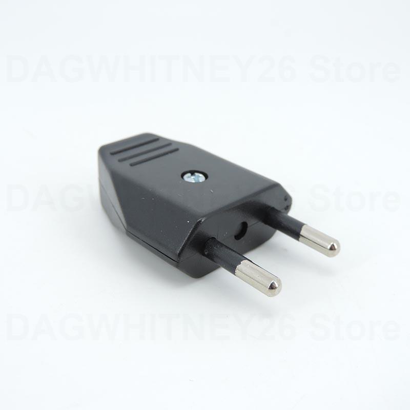 EU Plug Adapter 2.5A Male Replacement Outlets Rewireable Electeical ...