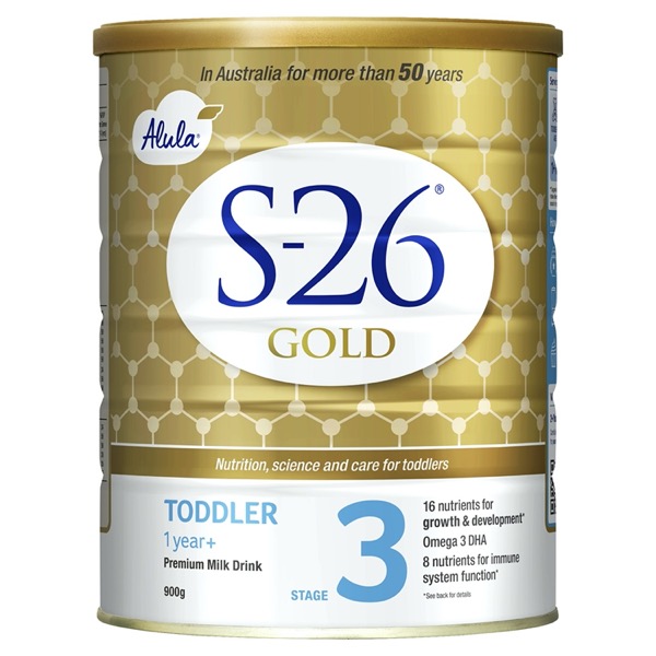 Sữa S26 số 1,2,3,4 gold 900g (MẪU MỚI)