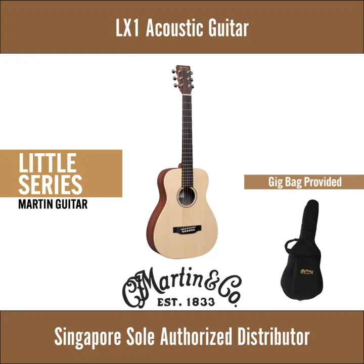 Martin Lx1 Little Martin Acoustic Guitar With Gig Bag Lazada Singapore