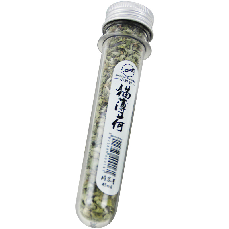 Cỏ mèo Catnip, CỎ BẠC HÀ SMALL LEOPARD CHO MÈO (45ml)
