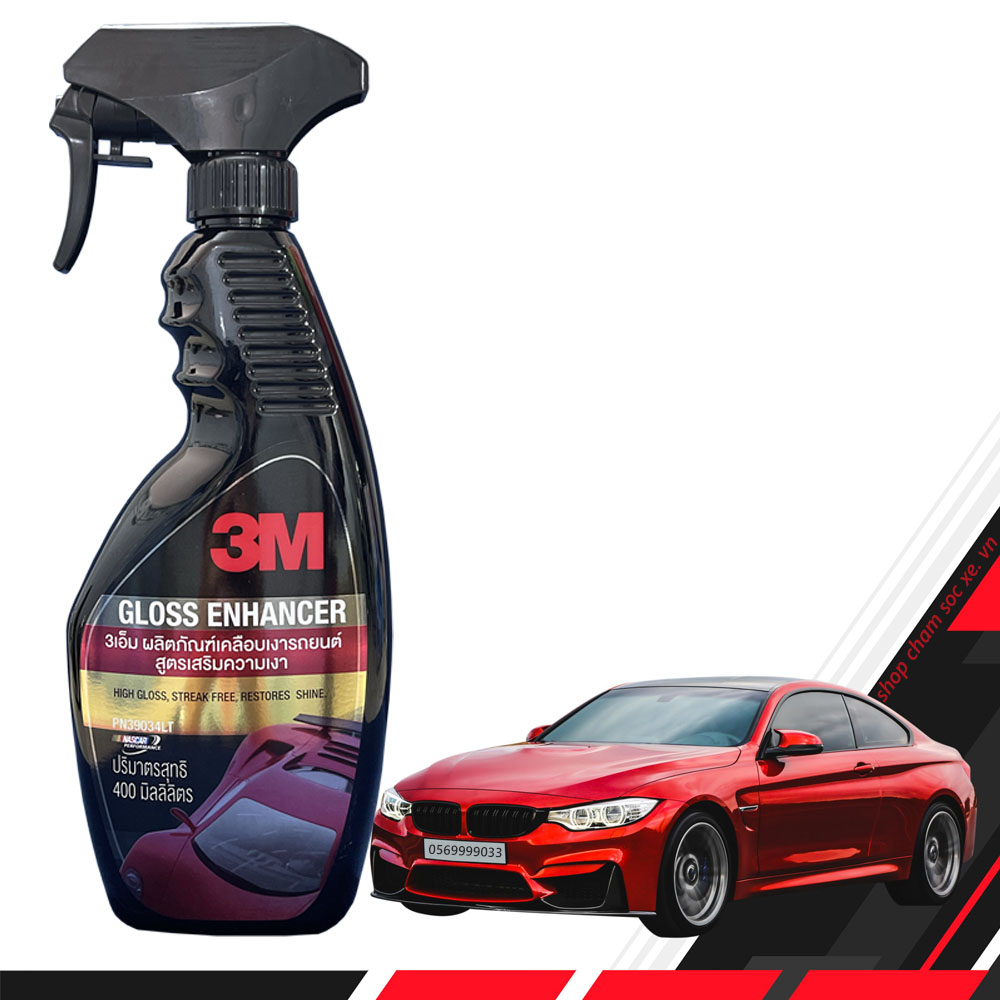 Chai Xịt Tạo Độ Bóng Nhanh Cho Sơn Xe 3M- 400ml