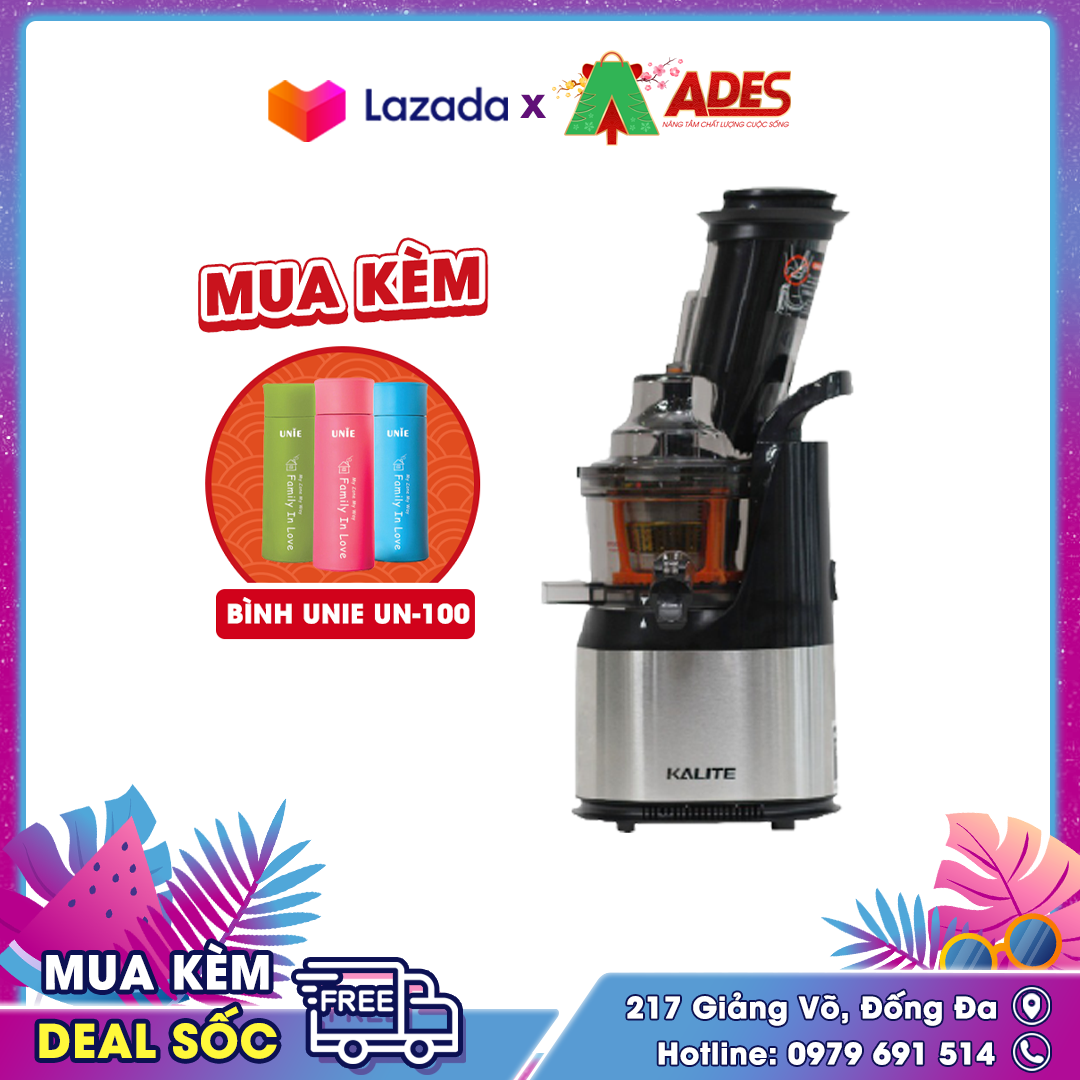 Máy ép trái cây kalite kl-565 - máy ép chậm siêu hot - bảo hành 12 tháng