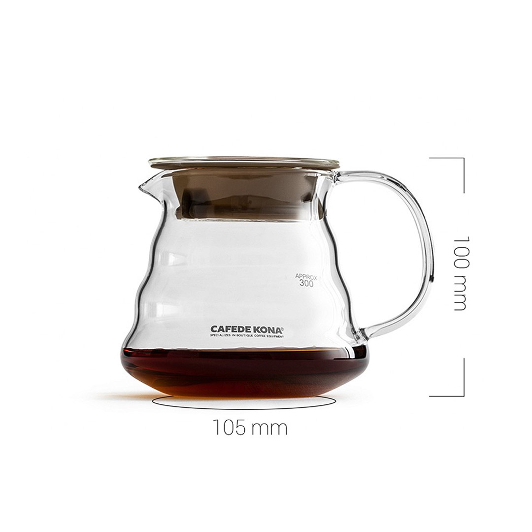 Bình thuỷ tinh đựng cà phê Cafede Kona 300ml & 600ml