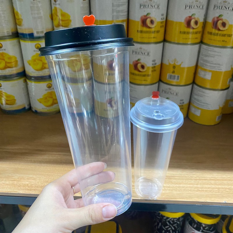 Lốc 50 Ly Nhựa 500ml/ 700ml Nắp Tim