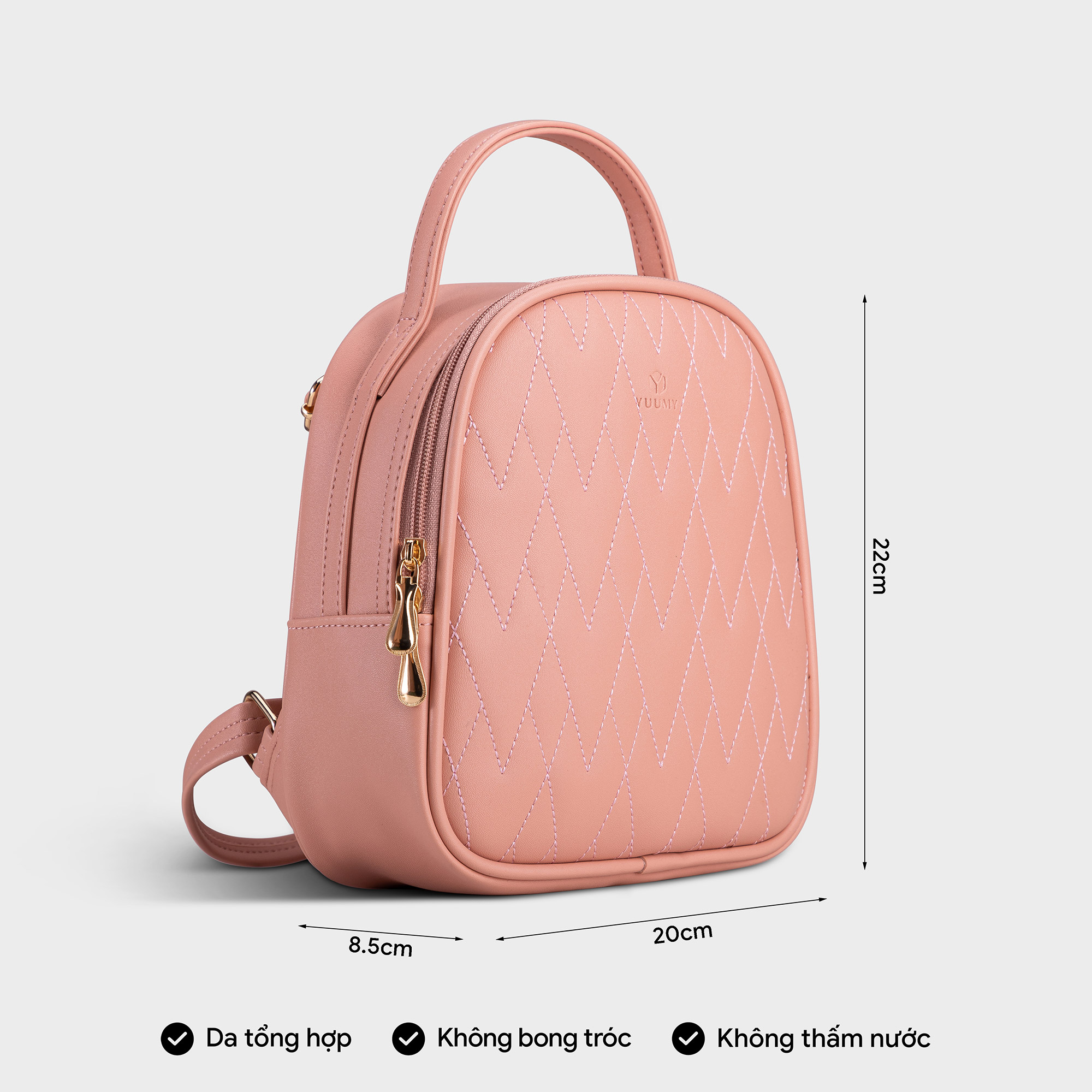 Balo da mini cao cấp Yuumy YBA38 dành cho nữ