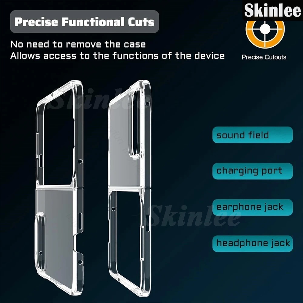 Phone case For Google Pixel 9 Pro Fold Hard Case Transparent Anti-oxidation Clear Silicone Cover For Google Pixel 9 Pro Fold Cover Cases.