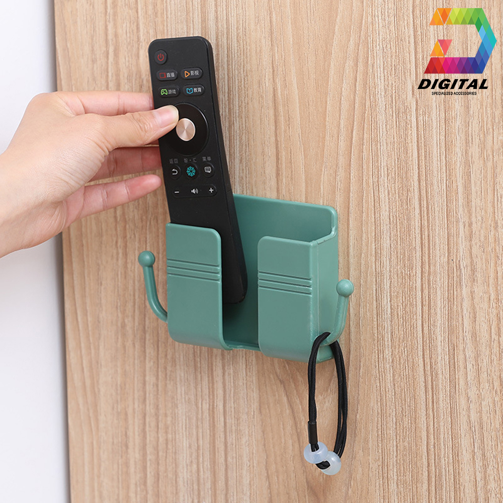 Wall Mount Phone Holder With Accessories Hangers