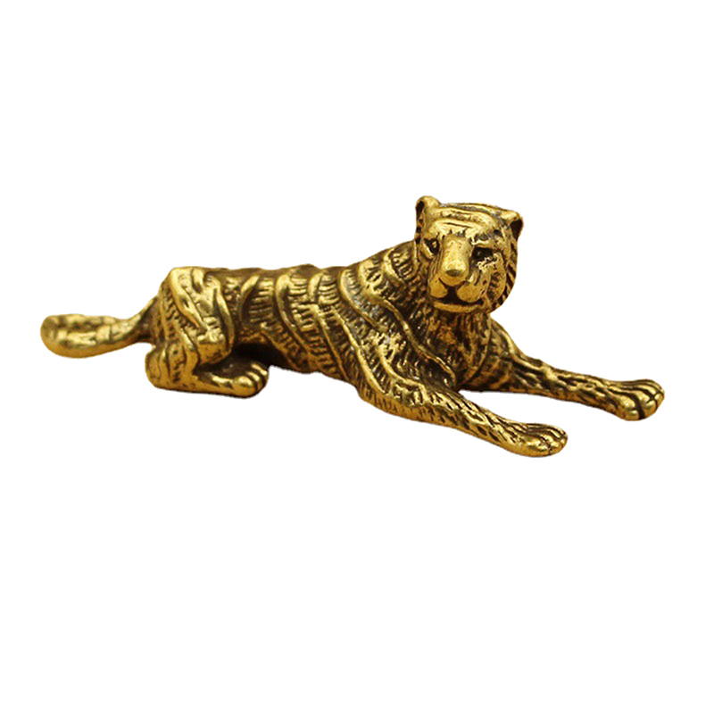 Tiger%203D%20Brass%20Casting%20Statue%20Mini%20Animal%20Metal%20Figurine%20Home%20Decor%20-%20Image%202